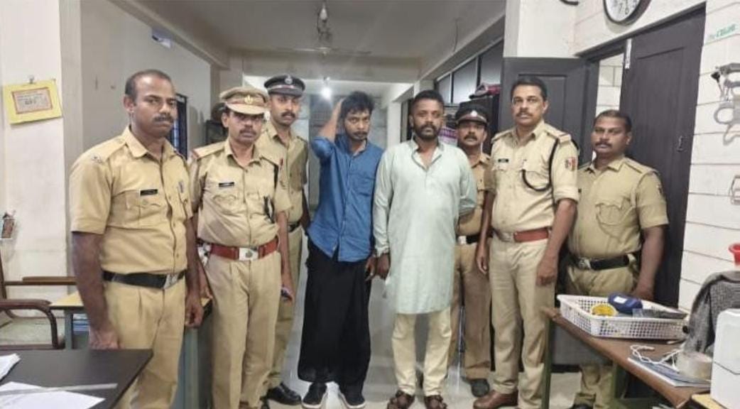 കൊണ്ടോട്ടിയിൽ വൻ ലഹരിവേട്ട; 99 .89 ഗ്രാം ബ്രൗൺഷുഗറുമായി  രണ്ട് യുവാക്കൾ അറസ്റ്റിൽ