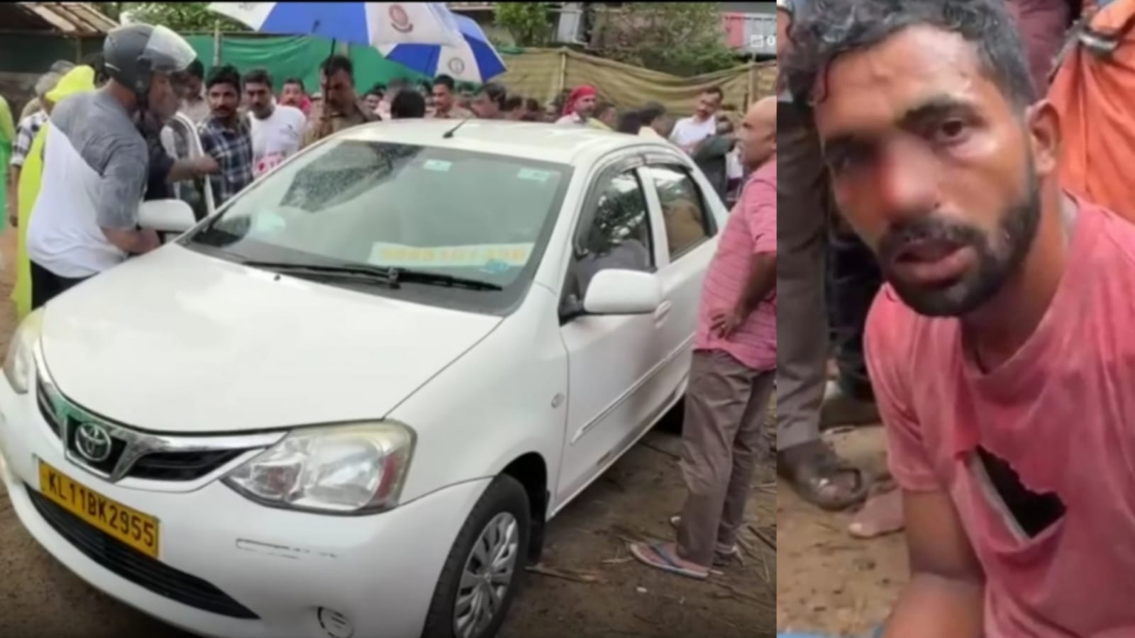 മോഷ്ടിച്ച കാറിൽ മദ്രസ വിദ്യാർഥിയെ തട്ടി കൊണ്ടുപോകാൻ ശ്രമം;  യുവാവിനെ നാട്ടുകാർ പിടികൂടി