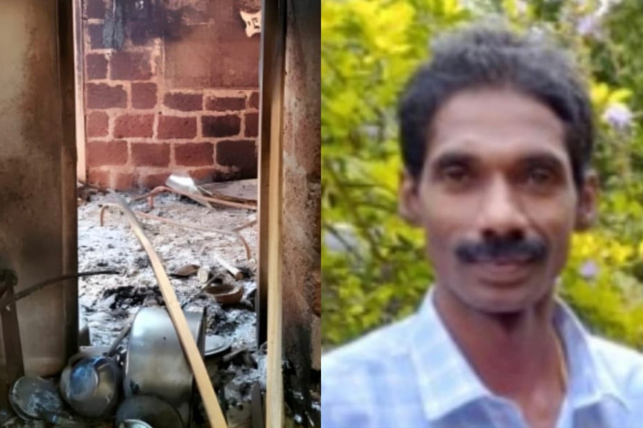 മധ്യവയസ്‌കനെ വീടിനുള്ളിൽ പൊള്ളലേറ്റ് മരിച്ച നിലയിൽ കണ്ടെത്തി