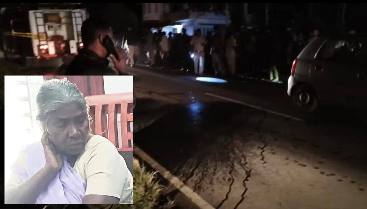 പഴൂരിൽ  സ്വകാര്യ ബസ്സിടിച്ച് സ്ത്രീ മരണപ്പെട്ടു