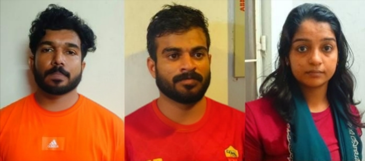 എം.ഡി.എം.എ.യുമായി വിമുക്തഭടനും യുവതിയുമടക്കം മൂന്ന് പേര്‍ പിടിയില്‍