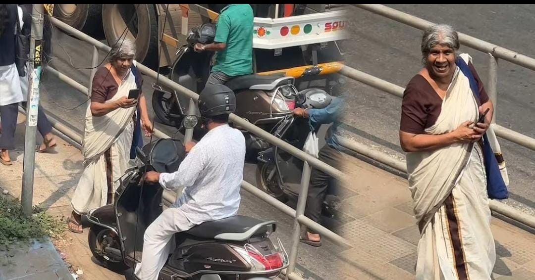 ഫുട്പാത്തിൽ വണ്ടി കയറ്റിയാൽ ഞാൻ തടയും’– എരഞ്ഞിപ്പാലത്തെ ആ ‘അവ്വൈ ഷൺമുഖി’ പത്മാവതി അമ്മ.