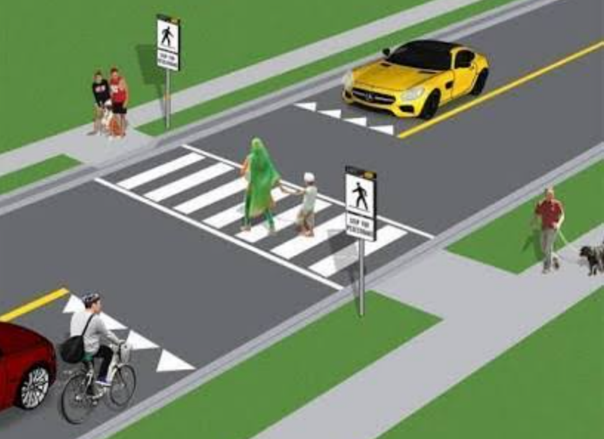 സീബ്രാലൈനിൽ വാഹനം നിർത്തിയാൽ പിഴ 500 രൂപ; ലൈനിൽ നിന്ന് ഒന്നര മീറ്റർ അകലം പാലിക്കണം