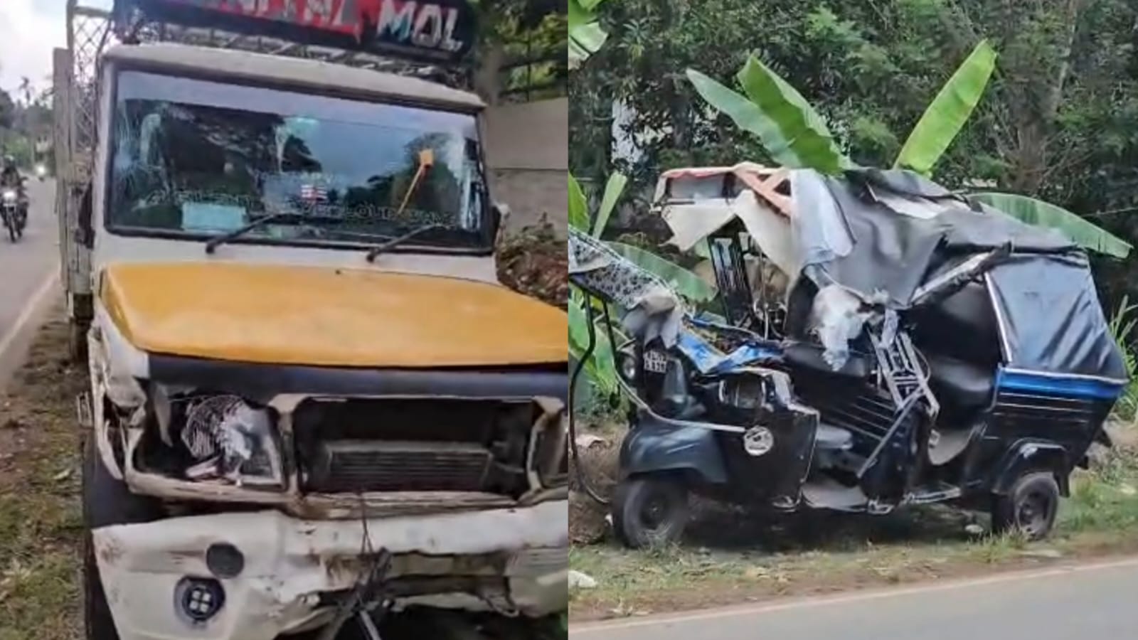 ബത്തേരി പുത്തൻകുന്നിൽ വാഹനാപകടം രണ്ടുപേർ മരിച്ചു