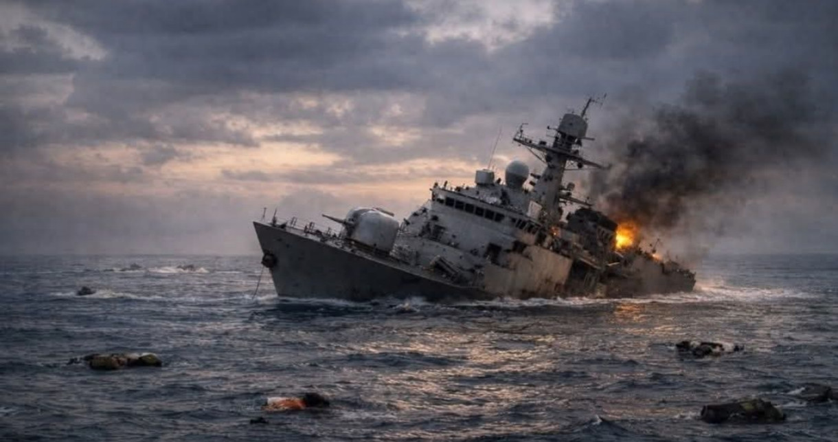 ശ്രീലങ്കൻ തീരത്തിന് സമീപം ഇറാൻ യുദ്ധക്കപ്പൽ ആക്രമിക്കപ്പെട്ടു; 101 പേരെ കാണ്മാനില്ല