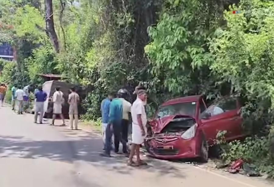 മീനങ്ങാടി ചില്ലിംഗ് പ്ലാന്റിന് സമീപം വാഹനാപകടത്തിൽ 5 പേർക്ക് പരിക്ക്