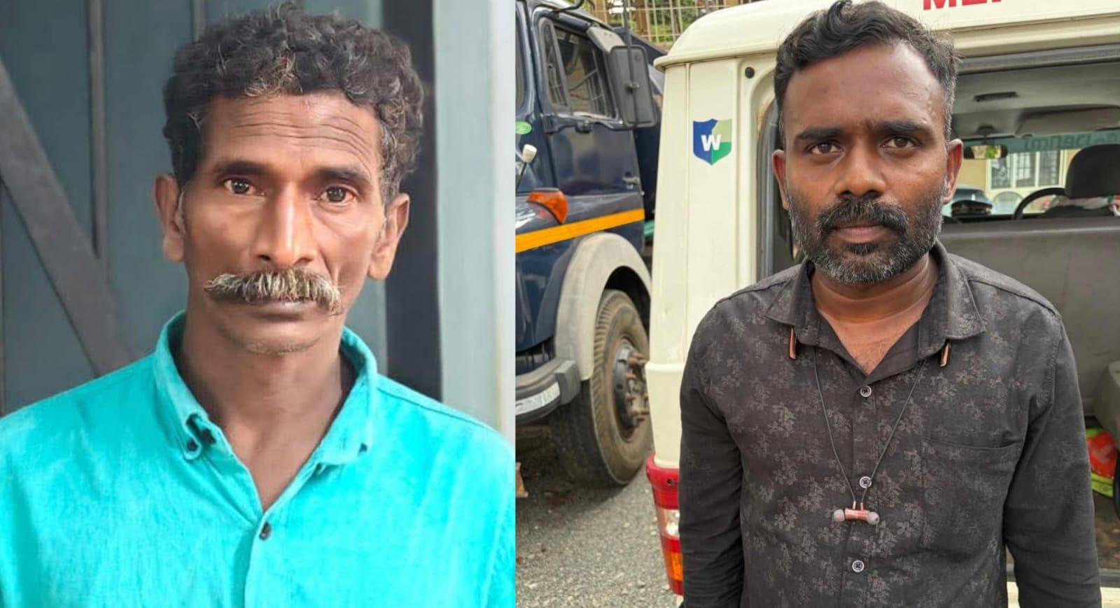 വാളത്തൂർ കാപ്പിഎസ്‌റ്റേറ്റിലെ മോഷണം രണ്ടുപേർ പോലീസ് പിടിയിൽ