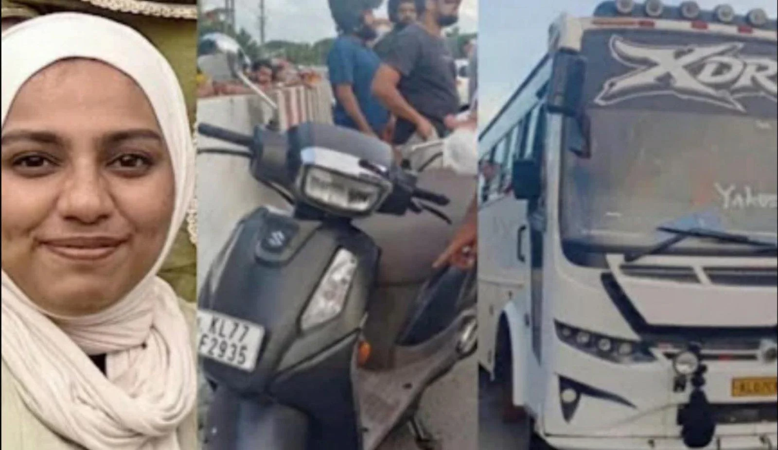ടൂറിസ്റ്റ്ബസ്സിടിച്ച് സ്കൂട്ടർ യാത്രികയ്ക്ക് ദാരുണാന്ത്യം