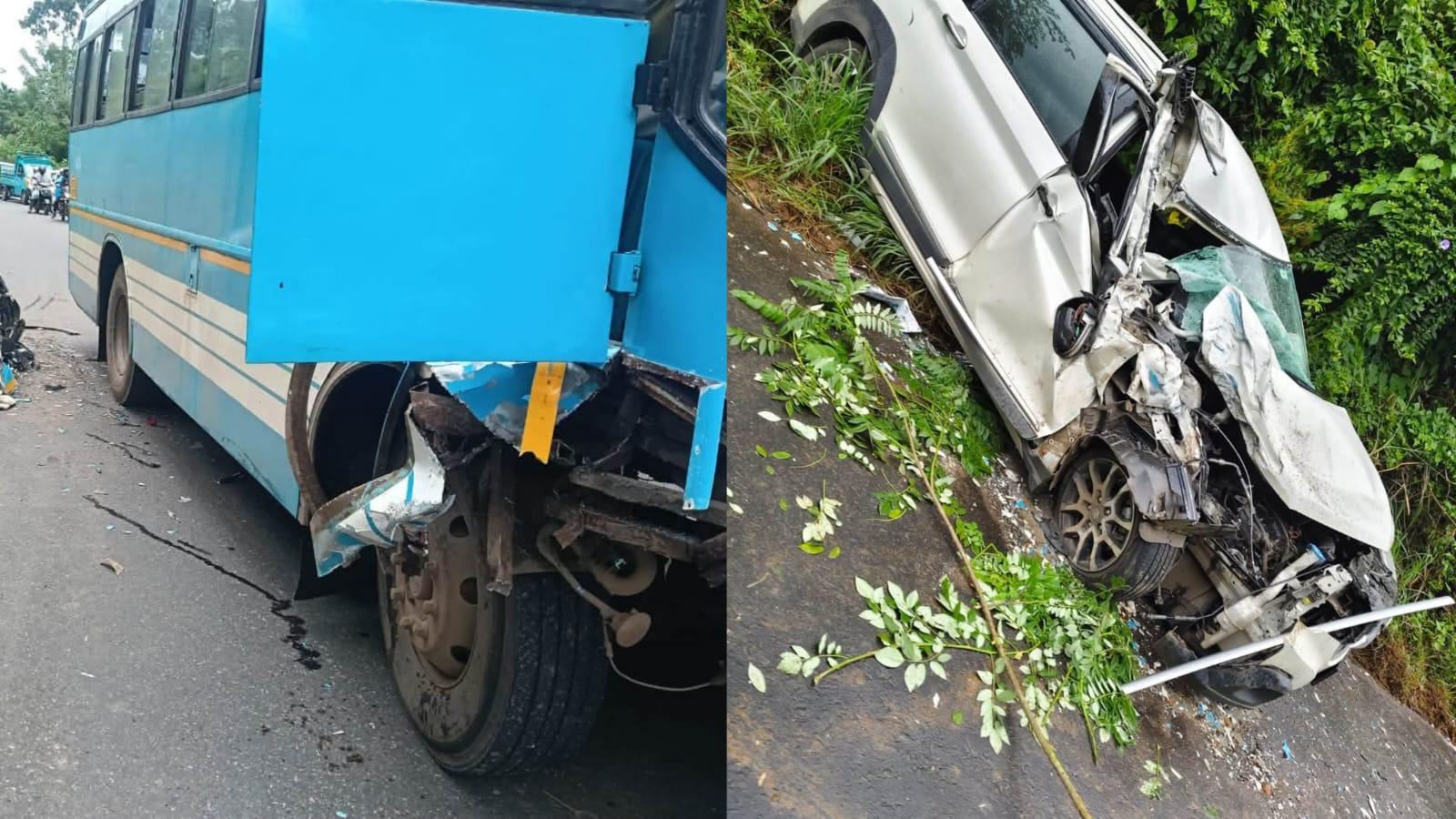 മടക്കിമലയിൽ വാഹനാപകടം രണ്ടുപേർക്ക് പരിക്ക്