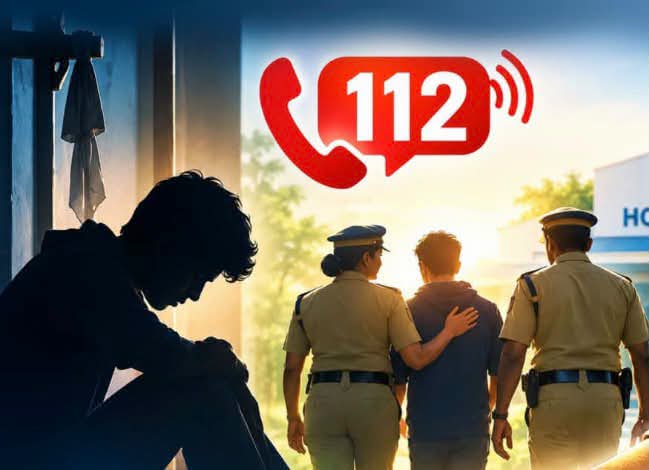 ജീവിതം അവസാനിപ്പിക്കാൻ തുനിഞ്ഞ യുവാവിനെ വയനാട് പോലീസ് രക്ഷപ്പെടുത്തി
