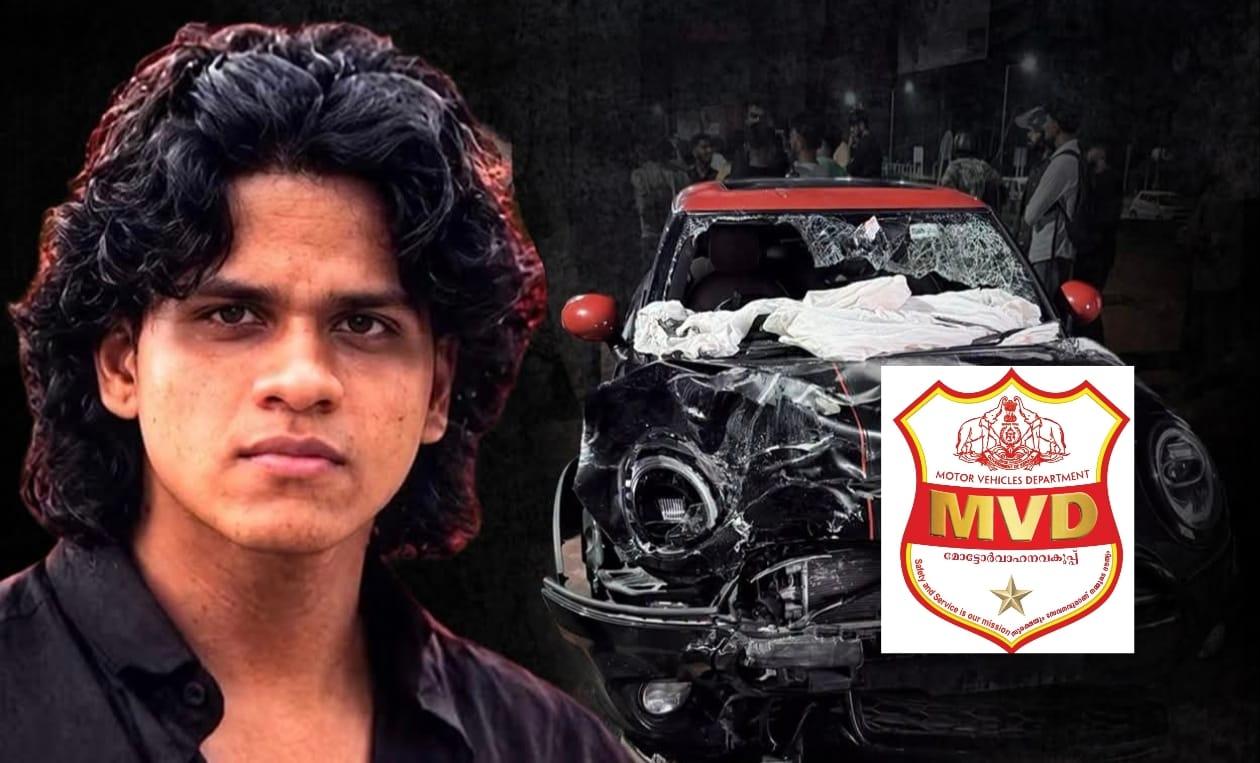 നെടുമ്പാശേരിയിൽ മൂന്നുപേരുടെ മരണത്തിനിടയാക്കിയ അപകടത്തിന് കാരണം അമിതവേഗമെന്ന് MVD റിപ്പോർട്ട്