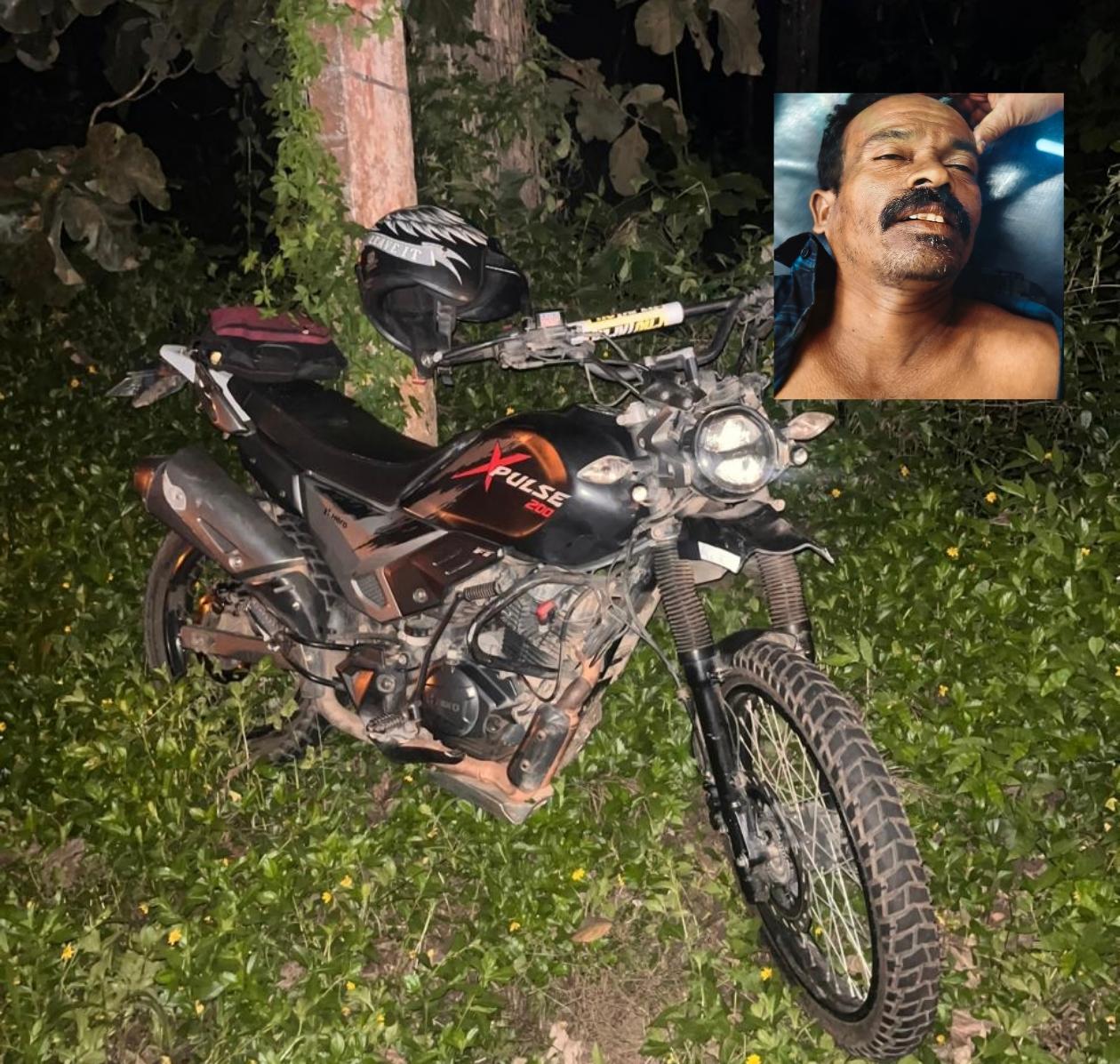 കൊളഗപ്പാറയിൽ ബൈക്കിടിച്ച് കാൽനടയാത്രക്കാരൻ മരിച്ചു. 